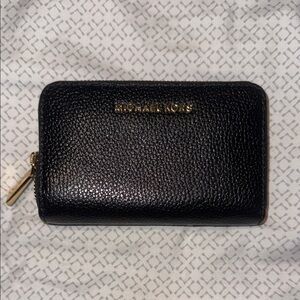 Michael Kors Black Pebbled Wallet